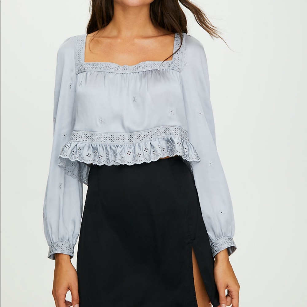 SOLD BNWOT Sunday Best May Day Blouse in BLACK